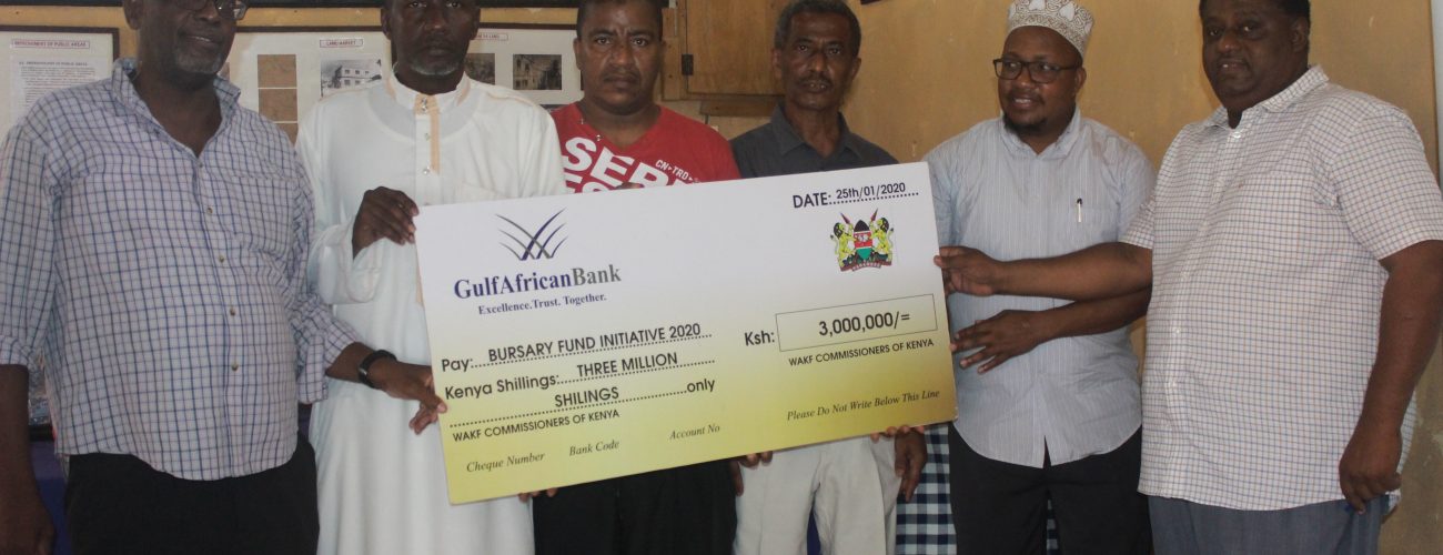 Handing over of BFI 2020 Cheques at Lamu County