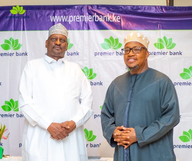 Dr. Ibrahim Bulushi & Mr. Osman Dualle C.E.O Primier Bank
